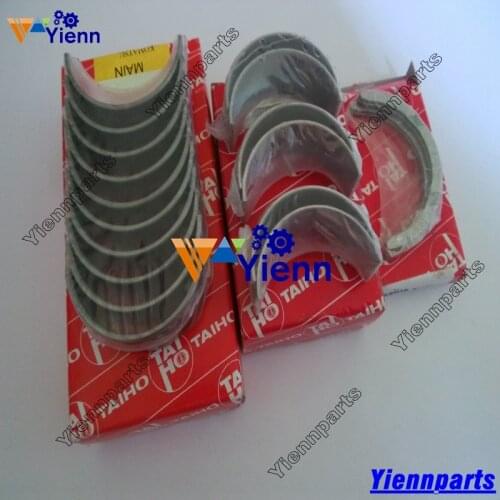 FOR Yanmar 3TNE82 3TNE82A-GL Crankshaft Main Bearing & ConRod Bearing Set For Wheel Crusher Marine Generator Engine parts