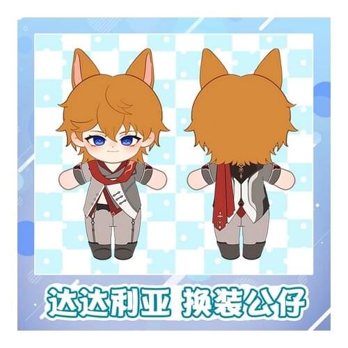 Pre-sale 20cm Doll Game Genshin Impact Tartaglia Cosplay Cute Plush Stuffed Change Dolls Toy Plushie Clothes Birthday Xmas Gift