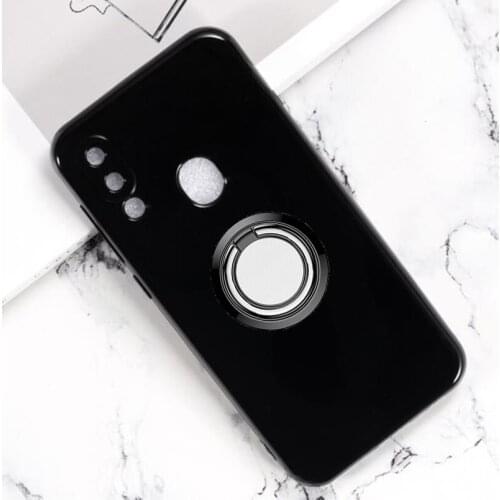 For UMIDIGI A3X Back Ring Holder Bracket Phone Case Cover Phone TPU Soft Silicone Cases for UMIDIGI A3X 5.7"