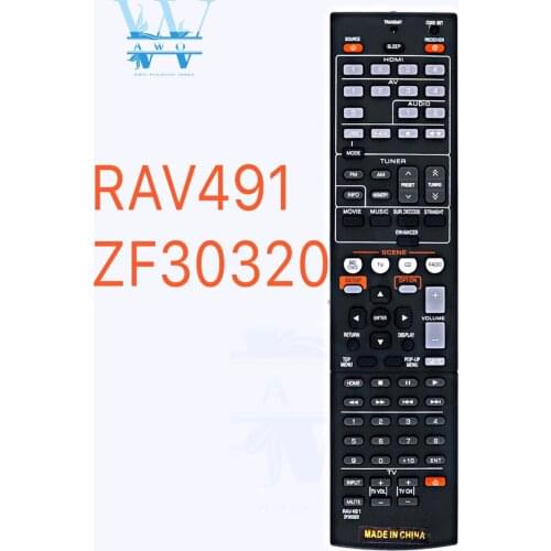 NEW Replacement Remote control RAV491 ZF30320 For YAMAHA Replace The RAV494 HTR-4066 RX-V475 RX-V571 RX-V567 AV Receiver Radio