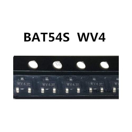 Original 50pcs/ BAT54S WV4 SOT23