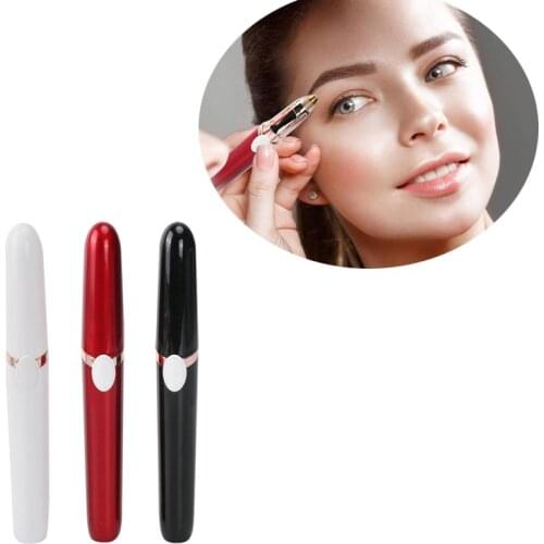 Electric Eyebrow Trimmer Women Mini Shaver Instant Painless Face Brows Hair Remover Epilator Portable Razors #SY-549