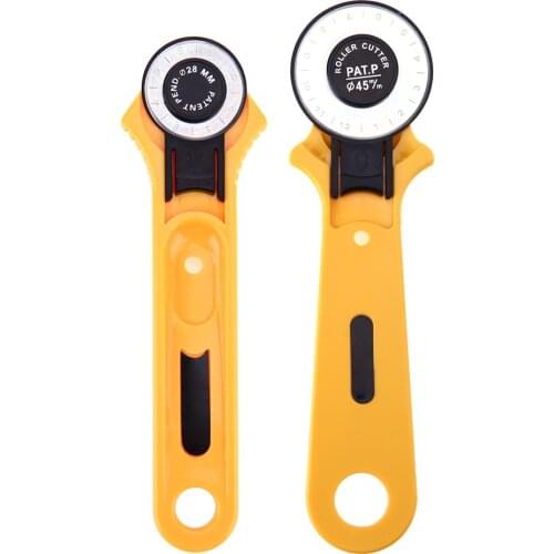 Patchwork Roller Wheel Knife Cloth Cutting Sewing Patchwork Roller Wheel Round Knife Fabric Cutter Cloth Rotary Cutting Tool