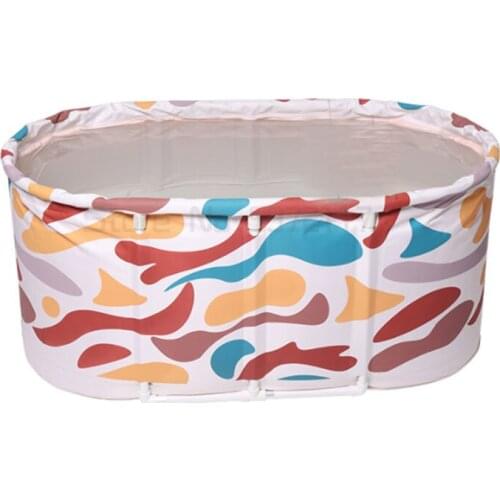 Folding bathtub full body inflatable bathtub thickened bathtub adult household bathtub