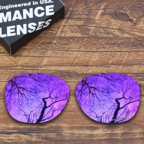 ToughAsNails Resist Seawater Corrosion Polarized Replacement Lenses for Oakley Stringer Sunglasses Purple Mirrored
