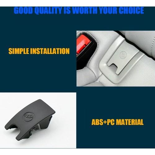 Abs+Pc Car Rear Seat Isofix Child Safety Seat Upper Cover Buckle Fixed Cover For For 2013-2018 Audi A6 Car Interior Accessories