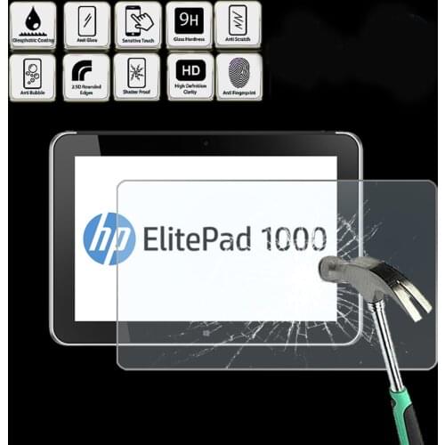 Tablet Tempered Glass Screen Protector Cover for HP ElitePad 1000 G2 - Ultra-thin Screen Film Protector Guard Cover