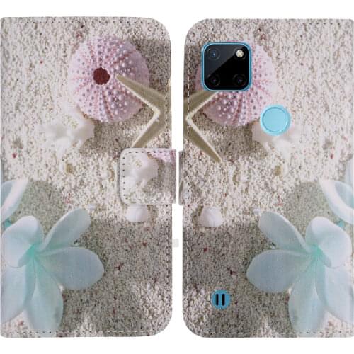 TienJueShi TPU Silicone Protection Flip Leather Cover Wallet Case For Realme C21Y 6.5 inch Pouch Shell Etui Skin