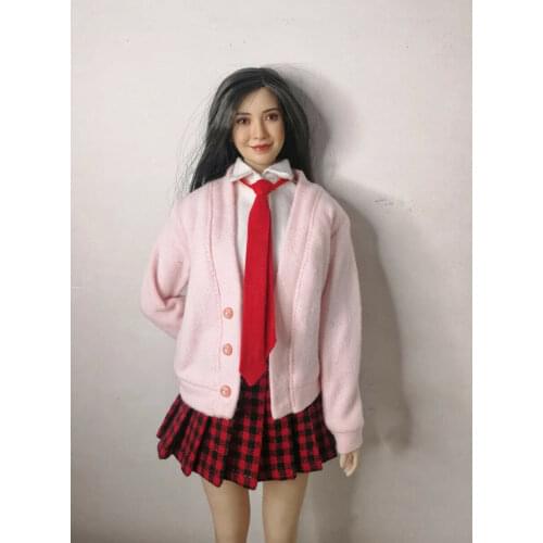 1/6 Scale Female Soldier Sweater + Short-sleeve Shirt + Skirt Model for 12"