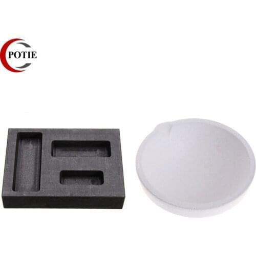 250g Gold Ceramic Bowl with Graphite Ingot bar melting Gold silver Casting Tools