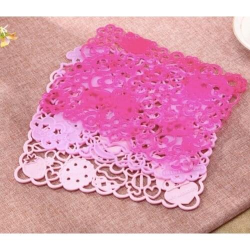 25pcs pvc cup dish mat for tables cooking supplies party favors wholesale