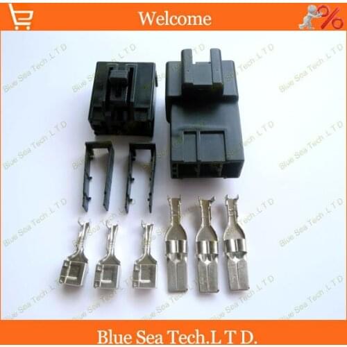 5 sets 3Pin 7.8mm Car connector,3P Auto plug,7.8mm Car electrical connector for car motorcycle Truck etc
