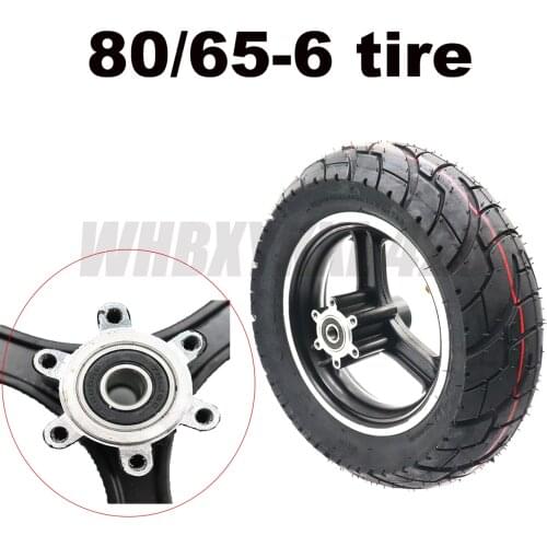 80 / 65-6 10x 3.0 Tire 255x80 Wheel Hub For 10 Inch Electric Scooter Zero 10x Dualtron Kugoo M4 Thickened And Widened Tires