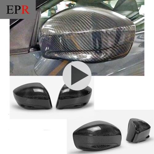 Car-styling For Nissan R35 GTR Carbon Fiber Mirror Frame Shell Replacement