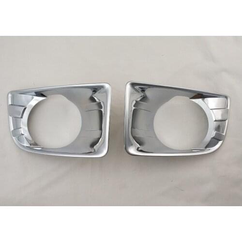 Free Shiping New ABS Chrome Fog lamp Cover for isuzu d-max 2012-2014 Fog lamp Cover dmax accessory fog light cover accessories