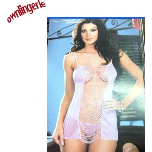 Free shipping open sexy pink solid pattern lace babydoll indian sleepwear lingerie cheap honeymoon nightwear for mature women