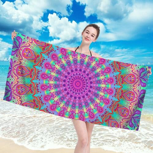 Bohemia Beach Towel Sand Free Quick Dry Large Beach Towels Swimming Fitness Yoga Bath Towels for Woman Bath and Sauna
