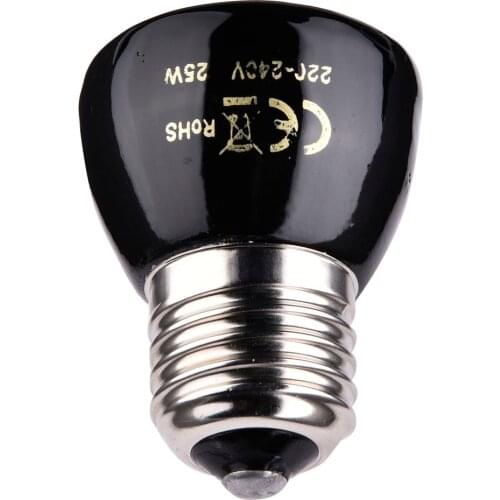 E27 Light Bulb Far-Infrared Ceramic Pet Heating Lamp for Ortoise Lizard Spider Reptile Box Warmer Light Bulbs 20W/50W/75W/100W