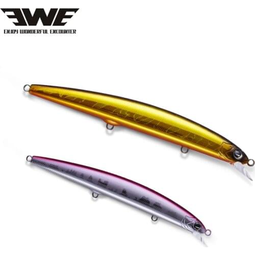 EWE BAOJUN NEW Floating Minnow Lure 115mm/13g 125mm/17g 140mm/21g Wobbler BKK Hook Articial bait fishing tackle for bass lures
