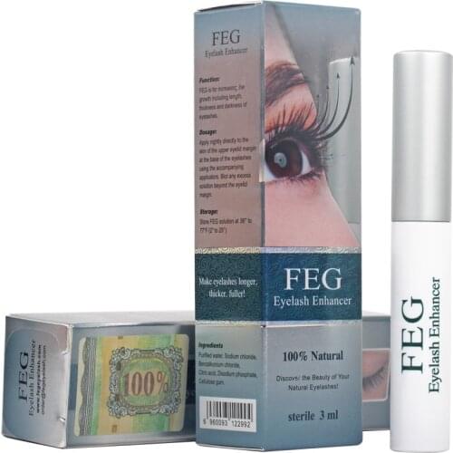 FEG Eyelash Enhancer Eyelash Growth Serum 100% Original Eyelash Serum Eyebrow Longer Growth Bushy Makeup Tools