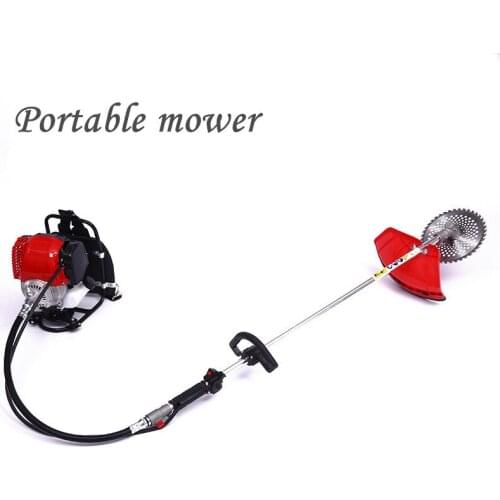 Two-stroke four-stroke lawn mower portable mower household quality gasoline weeder garden tool