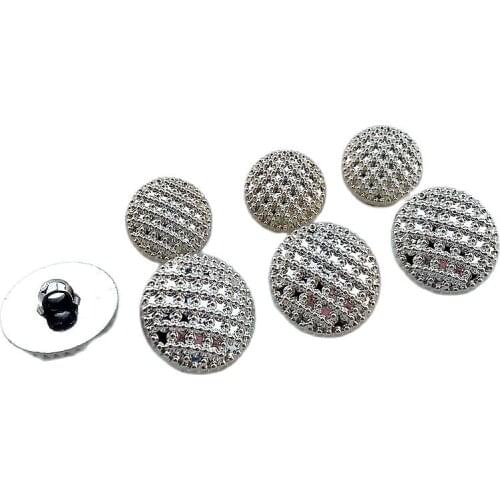 HL 21mm/25mm 10PCS/30PCS Overcoat Sweater Plating Buttons Shank DIY Apparel Sewing Accessories