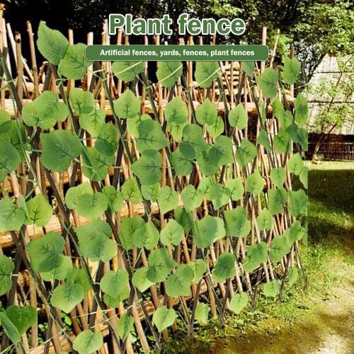 Artificial Leaf Privacy Fence Roll Wall Landscaping Fence Privacy Fence Screen Outdoor Garden Backyard Balcony Fence Privacy