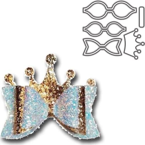 Crown Bowknot Decorative Embossing Papercard Crafts Die 2021 Metal Cutting Dies New