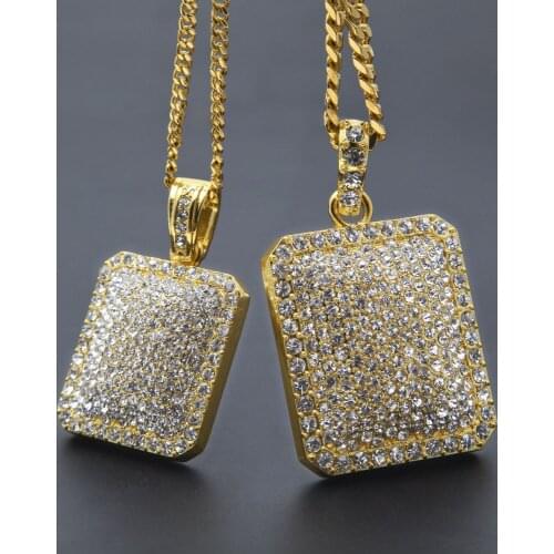 Night Club Bar Street Wind Tight Drill Heavy Industry Recorder Microphone Pendant Chain Hip Hop Singer Pendant Necklace