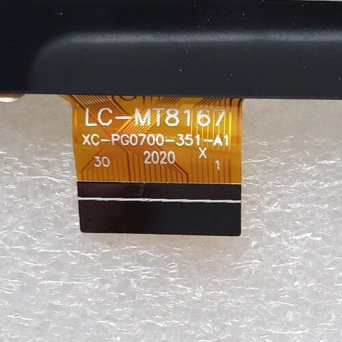 New 7 Inch touch P/N XC-PG0700-351-A1 LC-MT8167 Capacitive touch screen panel repair and replacement parts MT8167 XC-PG0700-351