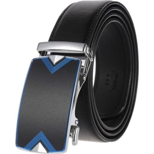 New Men belt fashion Alloy Automatic buckle belt business affairs casual decoration mens belts luxury brand belts LY136-1331-1