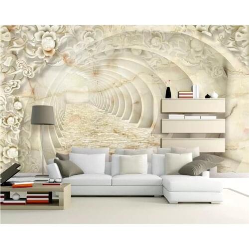 Beibehang Custom wallpaper murals three-dimensional pattern jade embossed marble TV sofa background walls mural 3d wallpaper