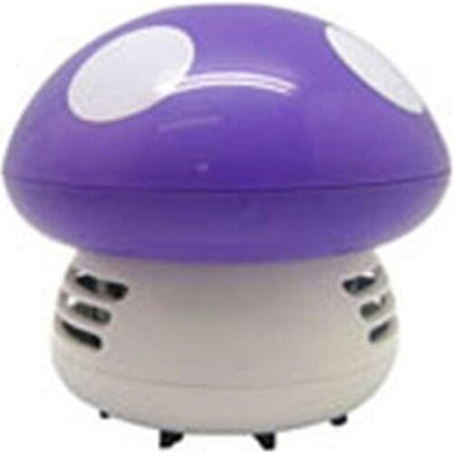 Portable Cute Mini Mushroom Corner Desk Table Dust Vacuum Cleaner Sweeper 2020ing