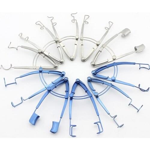 Adjustable steel wire opening double eyelid opening corners Eyelid spreader screw