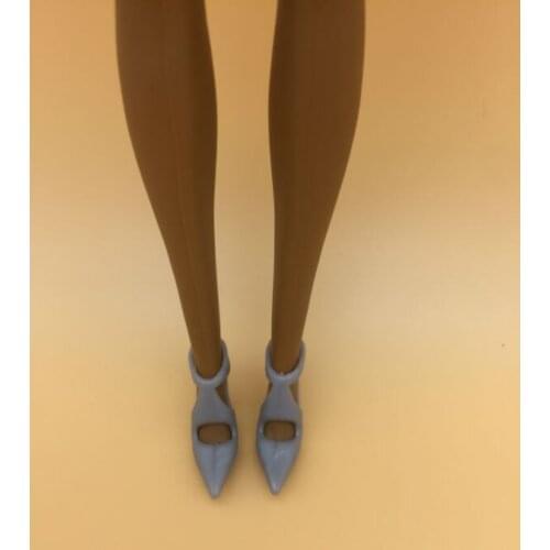 Topupyou gray toy shoes doll shoes high heels for barbie dolls Topup10