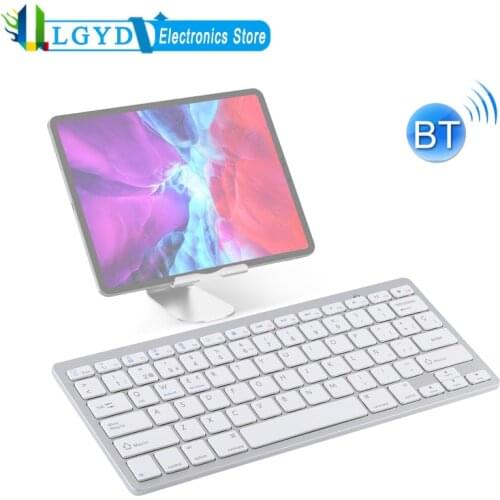 WB-8022 Ultra-thin Wireless Bluetooth Keyboard for iPad/Samsung/Huawei/Xiaomi/Tablet PC or Smartphones Multi-language Keyboard