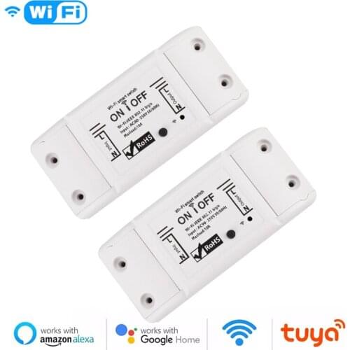 Universal Breaker Timer Tuya/Smart Life APP Wireless Remote Control Works With Alexa Google Home DIY WiFi Smart Light Switch