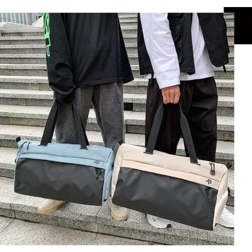 Womens Sports Bag Fashion Black Large Travel Shoulder Handbags Weekend Travel Sports Bag With Womens Travel Mens Bags