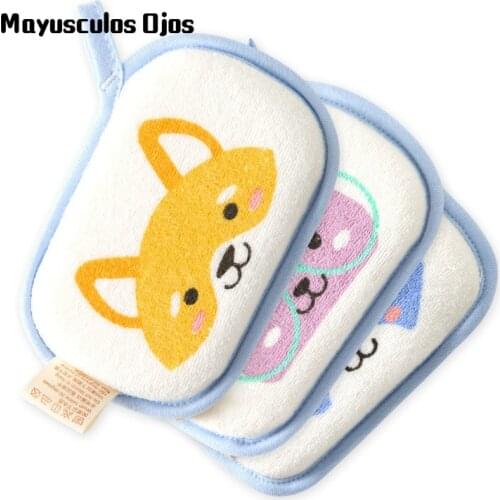 ZH 1PC Baby Bath Sponge Children Bath Towel Sponge Fresh Baby Shampoo Sponge Bath Towel