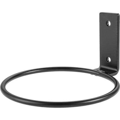 1pc Metal Plant Holder Wall-mounted Flower Pot Holder Ring Flower Pot Stand Plant Hook for Indoor&Outdoor Home Decorative 100mm