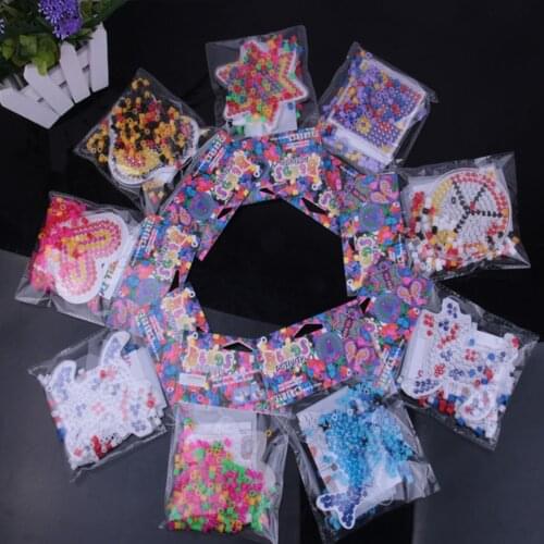 5mm Hama Perler Beads DIY Kids Craft Plastic Puzzle Pegboards bead Toys Send Random Color