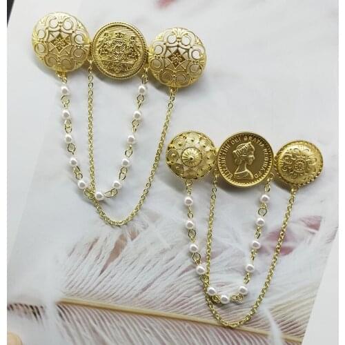 Anpmirishi Gold Brooches For Clothes