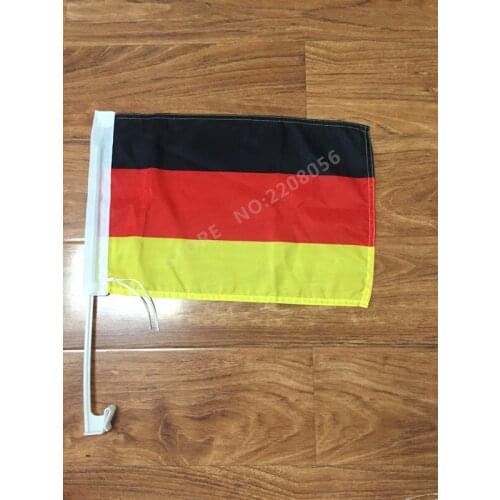 30X45C German flag German car window flag pole car decoration Free Shipping