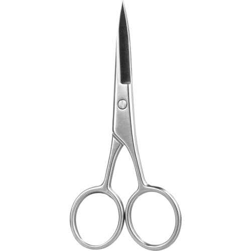 Beard Mustache Hair Shaver Scissor Stainless Steel Eyebrow Nose Trimmer Shear Mini Scissor for Barber Home Use Beard Scissor