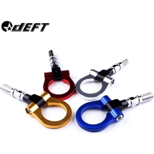 DEFT Billet Aluminum Front Rear Japanese Car Auto Trailer Tow Hook Kit For Honda Toyota HU-RTH001