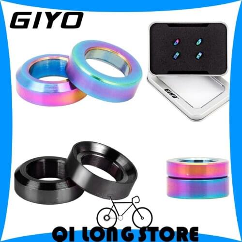 GIYO mountain bike M6 titanium alloy bump gasket brake caliper XT disc brake fixed XTR screw pad