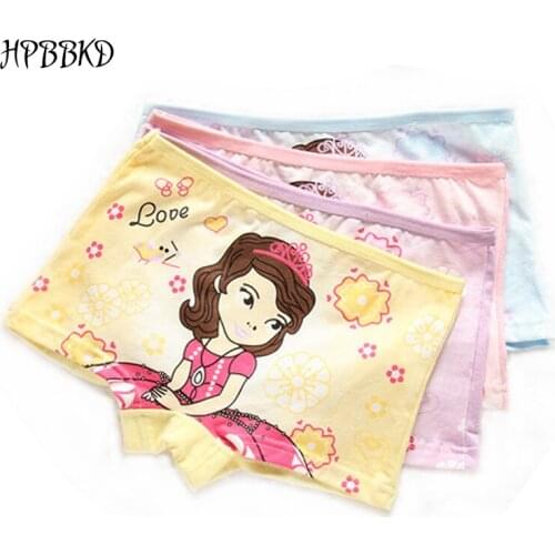 HPBBKD 3pcs/lot Girls Underwear kids panties girls' briefs female childs underwear cartoon panties children underpants GU189