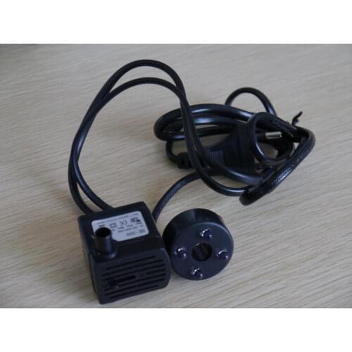 Mini Water Pump Aquarium Fountain Cooling Equipment Medical with 4-color LED lights Red Yellow Blue Green AC Pumps AC220V 2.5W