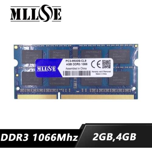 MLLSE memory ram ddr3 4gb 2gb 8gb 1066Mhz pc3-8500 sdram laptop, ddr3 ram 4gb 2gb 1066 pc3 8500 notebook, ddr 3 ddr3 4gb 4g 1066