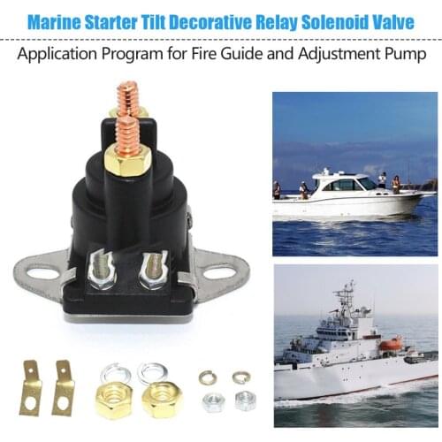 Marine Starter Tilt/Trim Relay Solenoid, MerCruiser 89-96158T 12V